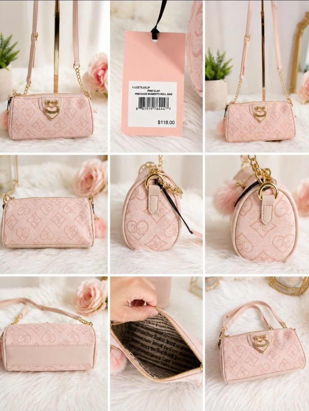 Juicy Couture Pink Barrel Bag NWT 💖 Y2K Shoulder Purse New With TagsOther tit
